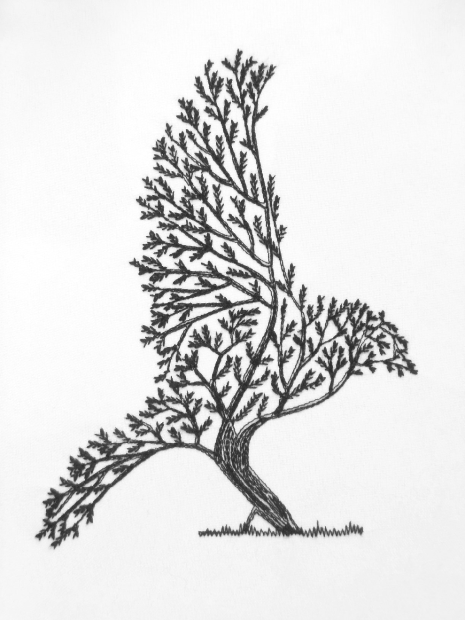 Дерево из прямых линий