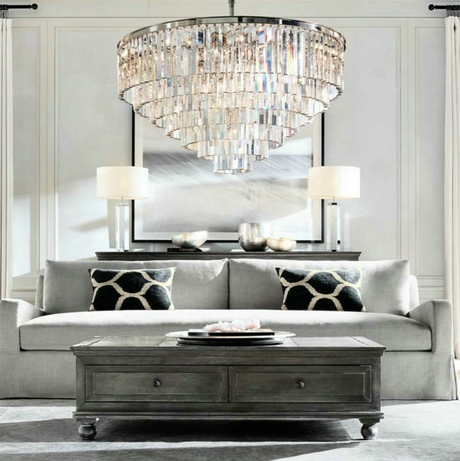 Люстра Restoration Hardware Odeon 1920s Clear Glass