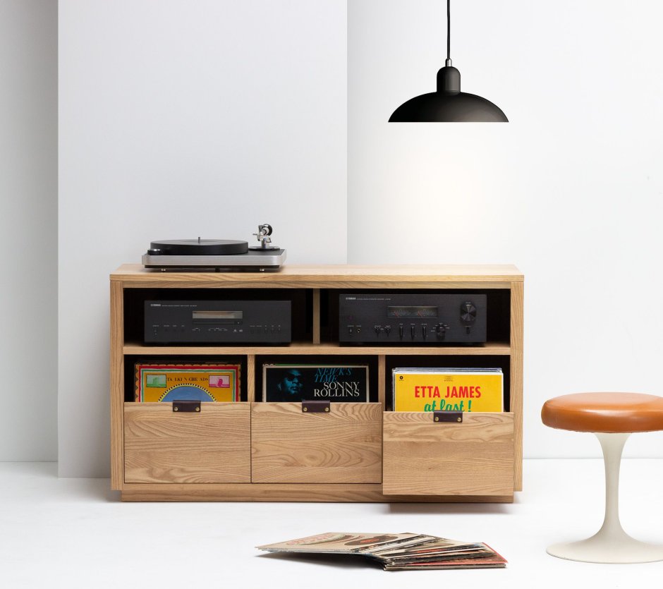 Норвежский мебельный бренд Hrdl разработал Vinyl Table