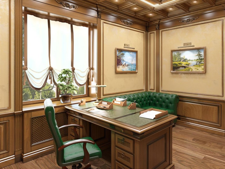 Красивый интерьер кабинета