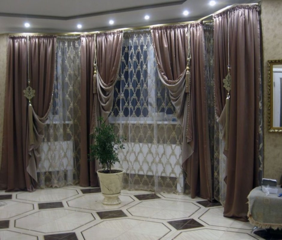 Элитные шторы для гостиной