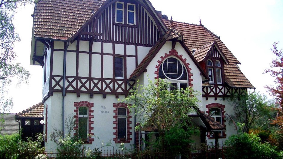 Сельский дом в Германии фахверк