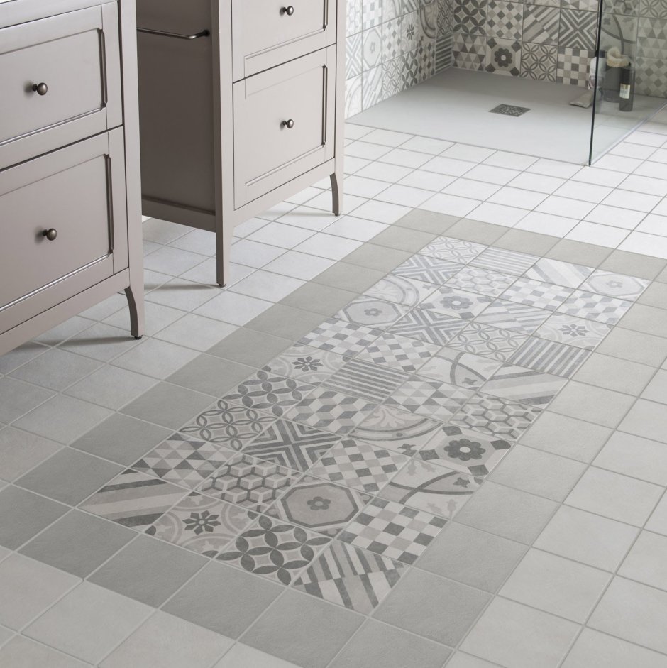 Керамогранит Cersanit Carpet 298x298 пэчворк многоцветный микс cp4a452