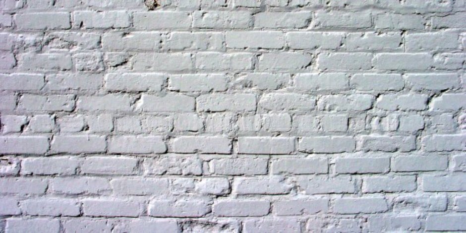 Кирпичная стена бело серая