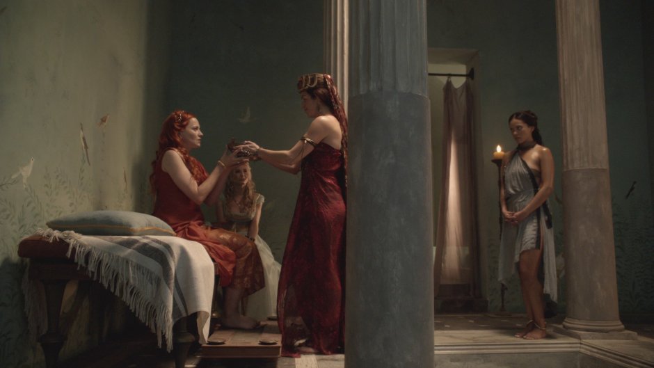 Спартак кровь и песок Лукреция и Батиат