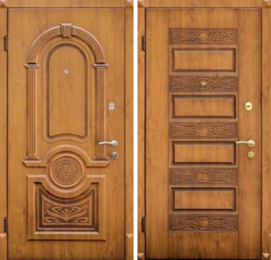 Двери входные деревянные b0060