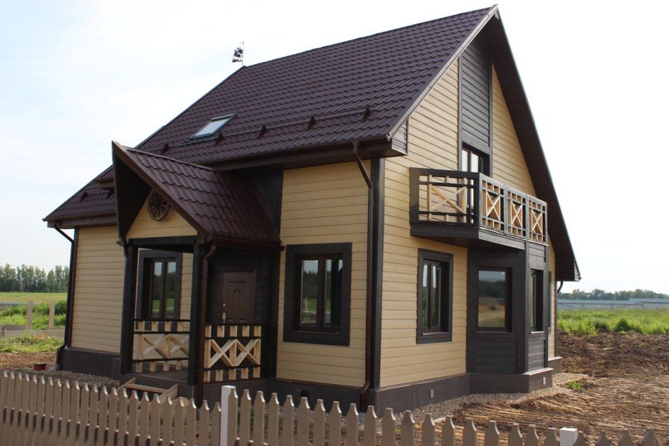 Отделка дома сайдингом