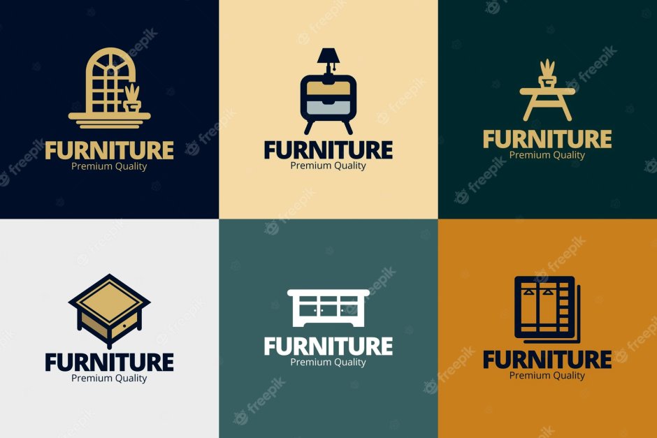 Логотип мебельной компании вектор