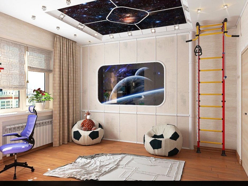 Детская комната для мальчика в квартире
