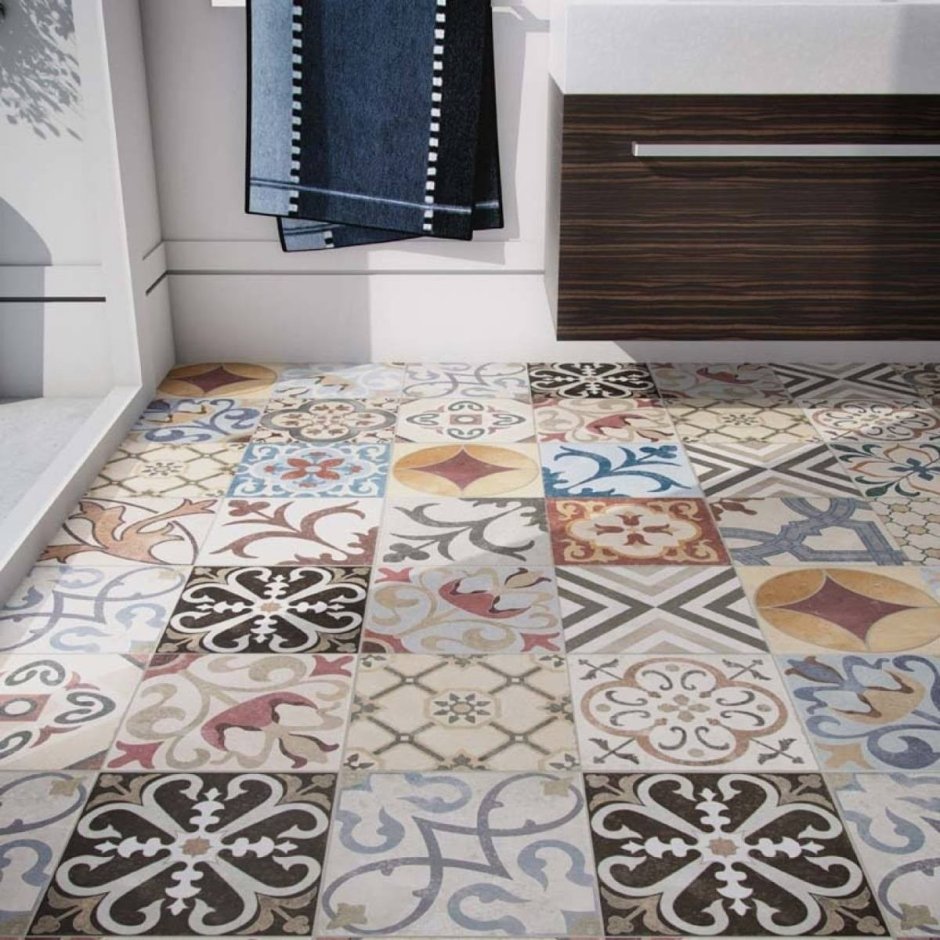 Age Art Ceramics Patchwork Grey 60x60