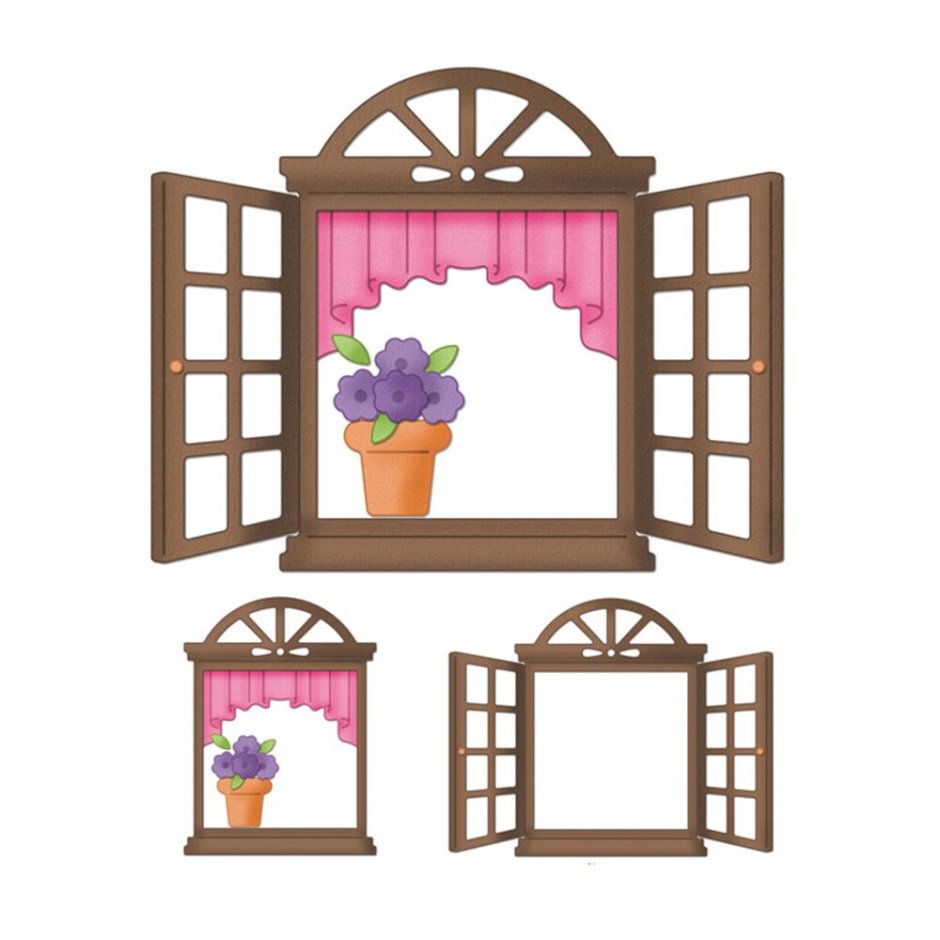 Окна и двери для кукольного домика