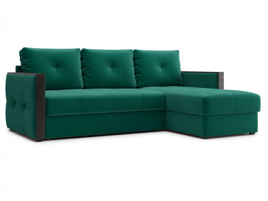 Emerald Velvet Sofa подушки