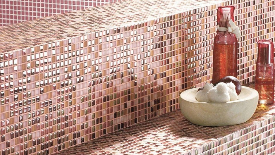 Мозаика стеклянная Rabat Beige