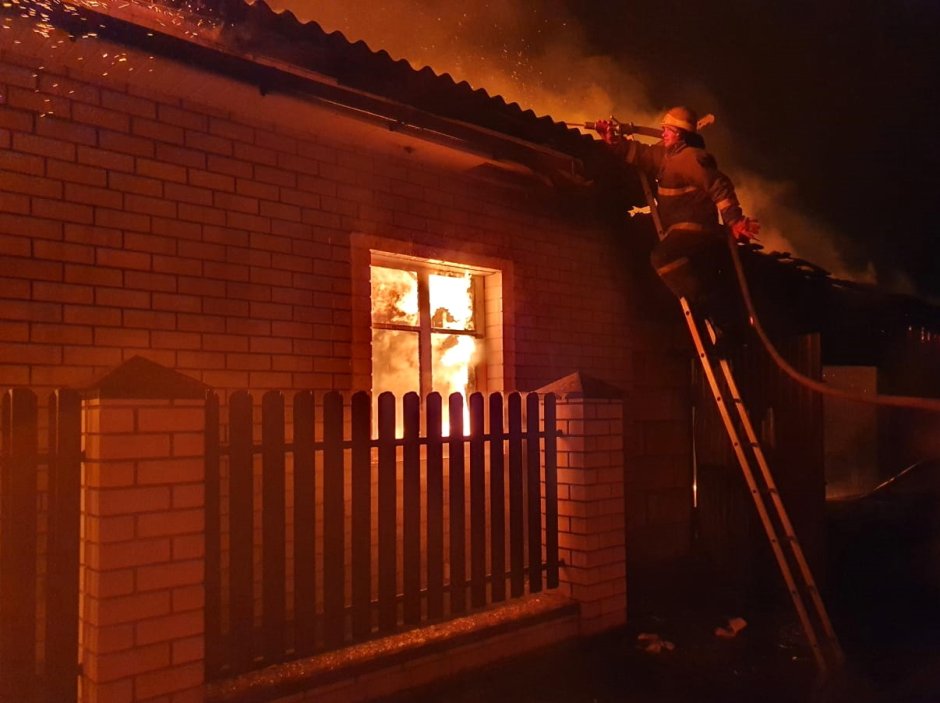 Пожары в городе Рославль Смоленской области