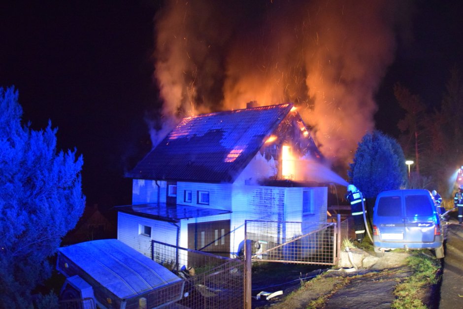 Пожар в Козьяле коттедж