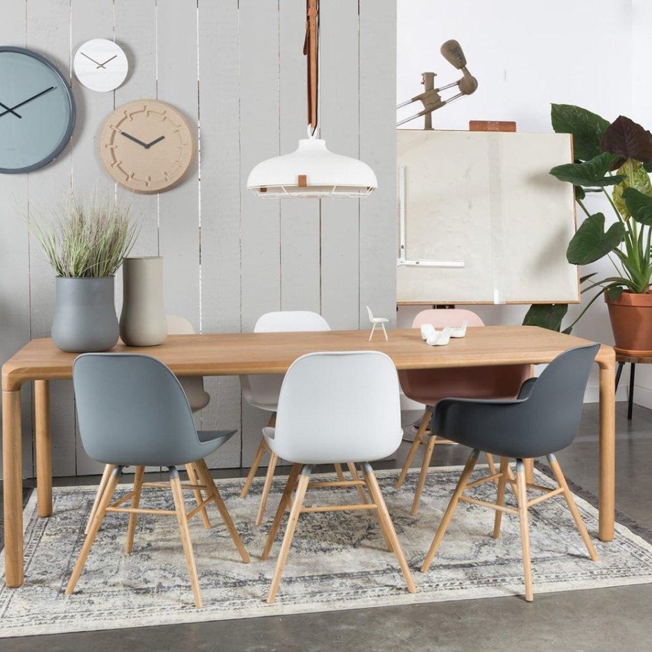 Обеденный стол Sierra Dining Table - whitewashed