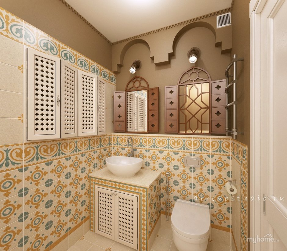 Ванная комната в башнях Булыха