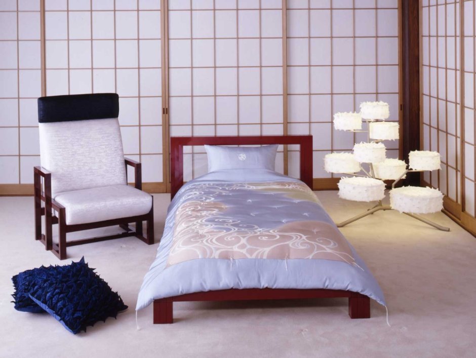 Японская кровать в интерьере