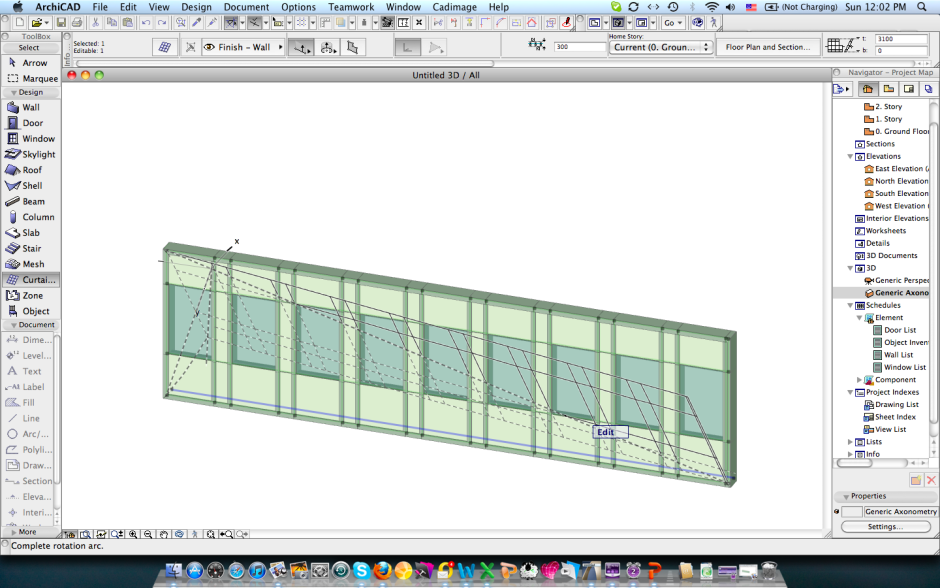 План отопления и вентиляции в ARCHICAD
