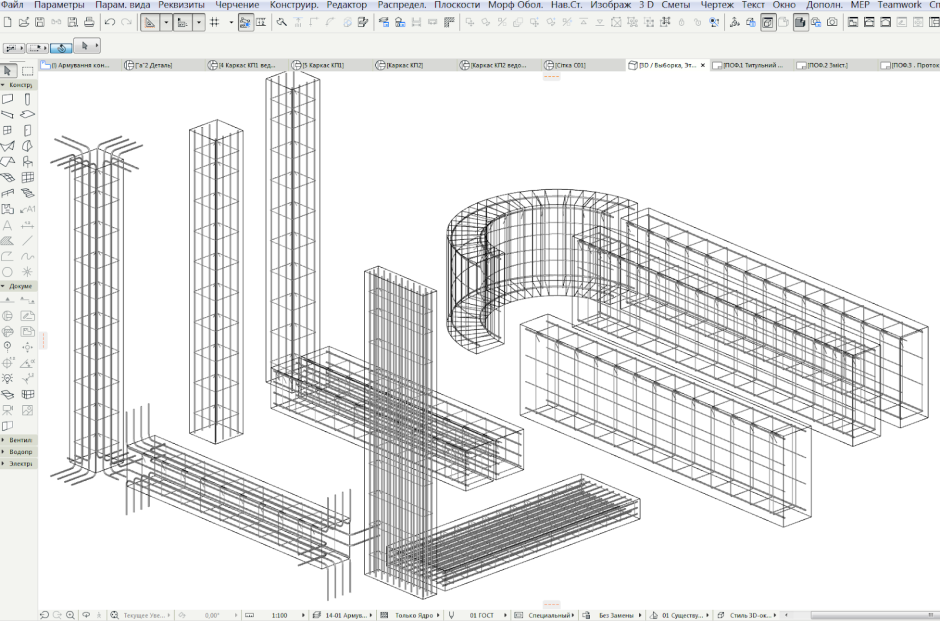 Revit забор