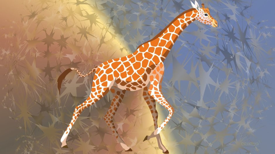 Постер Жираф в детскую