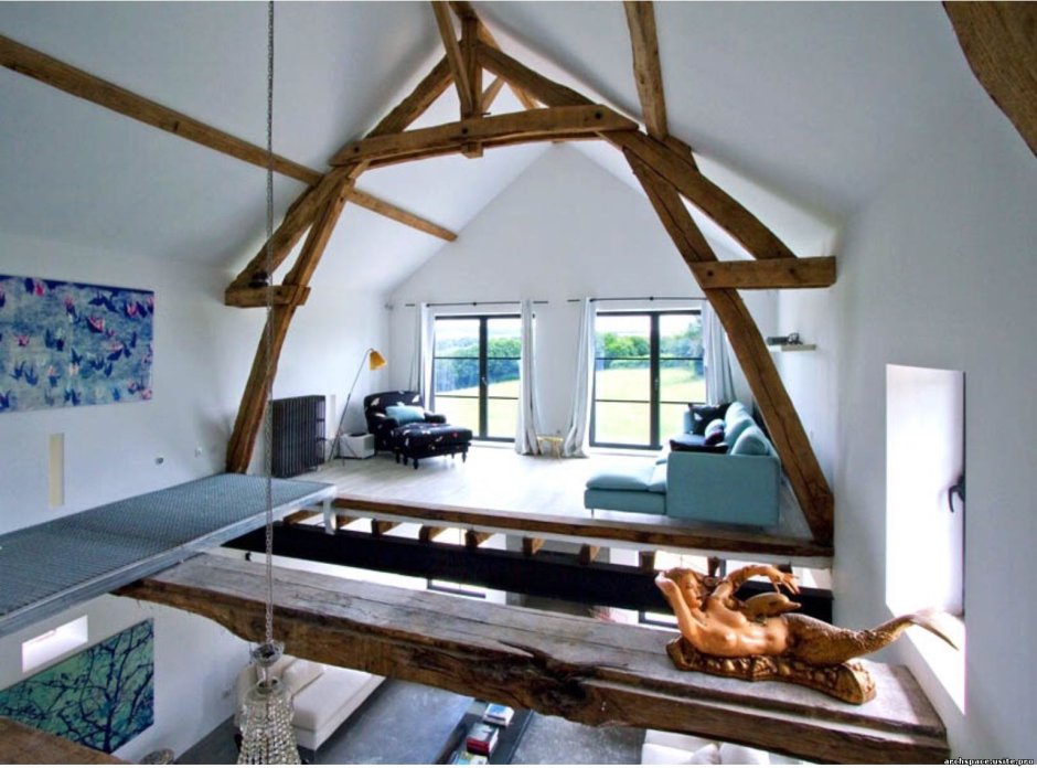 Стиль сарая в интерьере