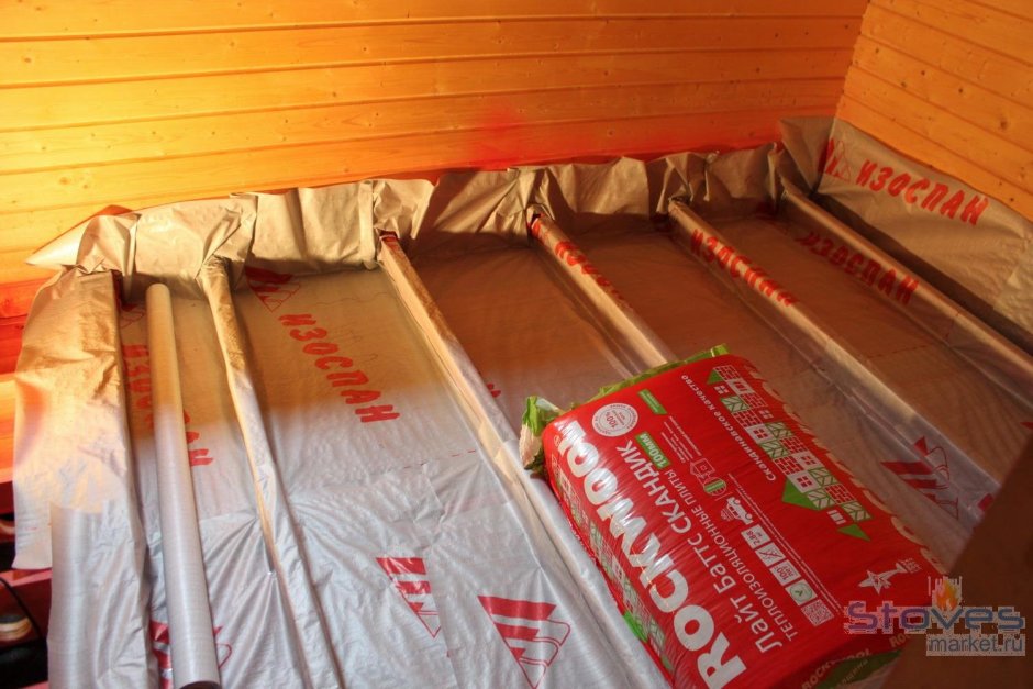 Пенофол фольгированный 50мм Rockwool