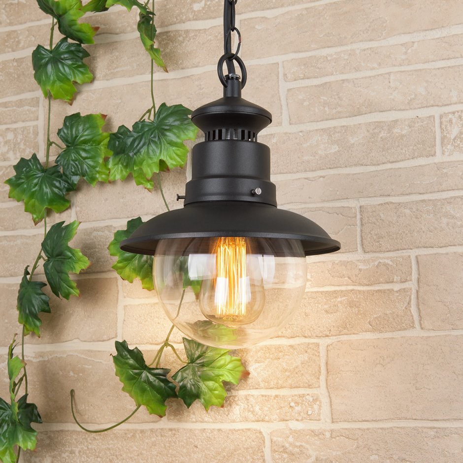 Talli h черный уличный подвесной светильник ip44 gl 3002h