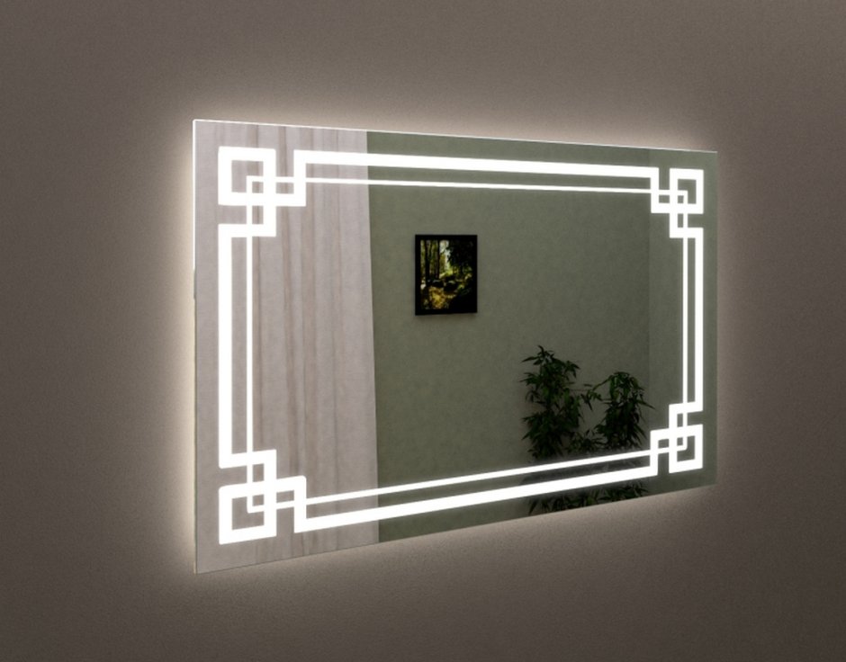 Зеркало Эстет Aralia led 90х70