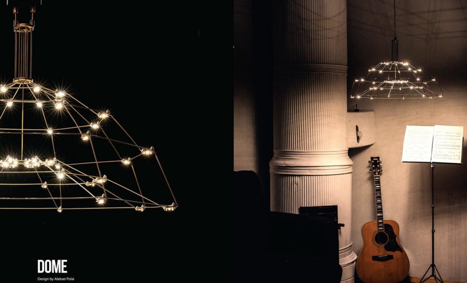 Люстра Lindsey Adelman branching Bubble Chandelier 8 Black