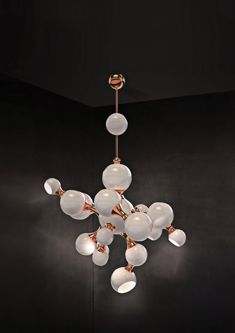 Светильник Bubble Stik Black Chandelier