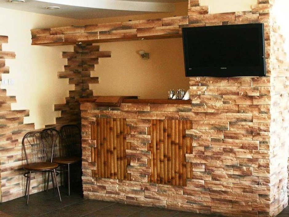 Декоративная плитка для внутренней отделки стен на кухне
