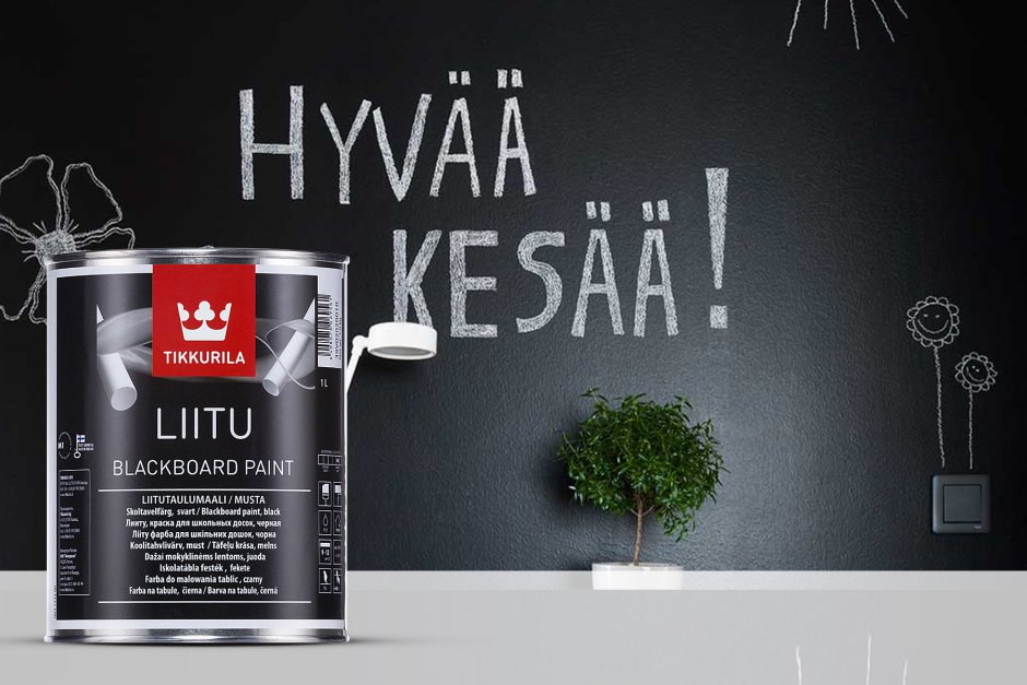 Грифельная краска Тиккурила