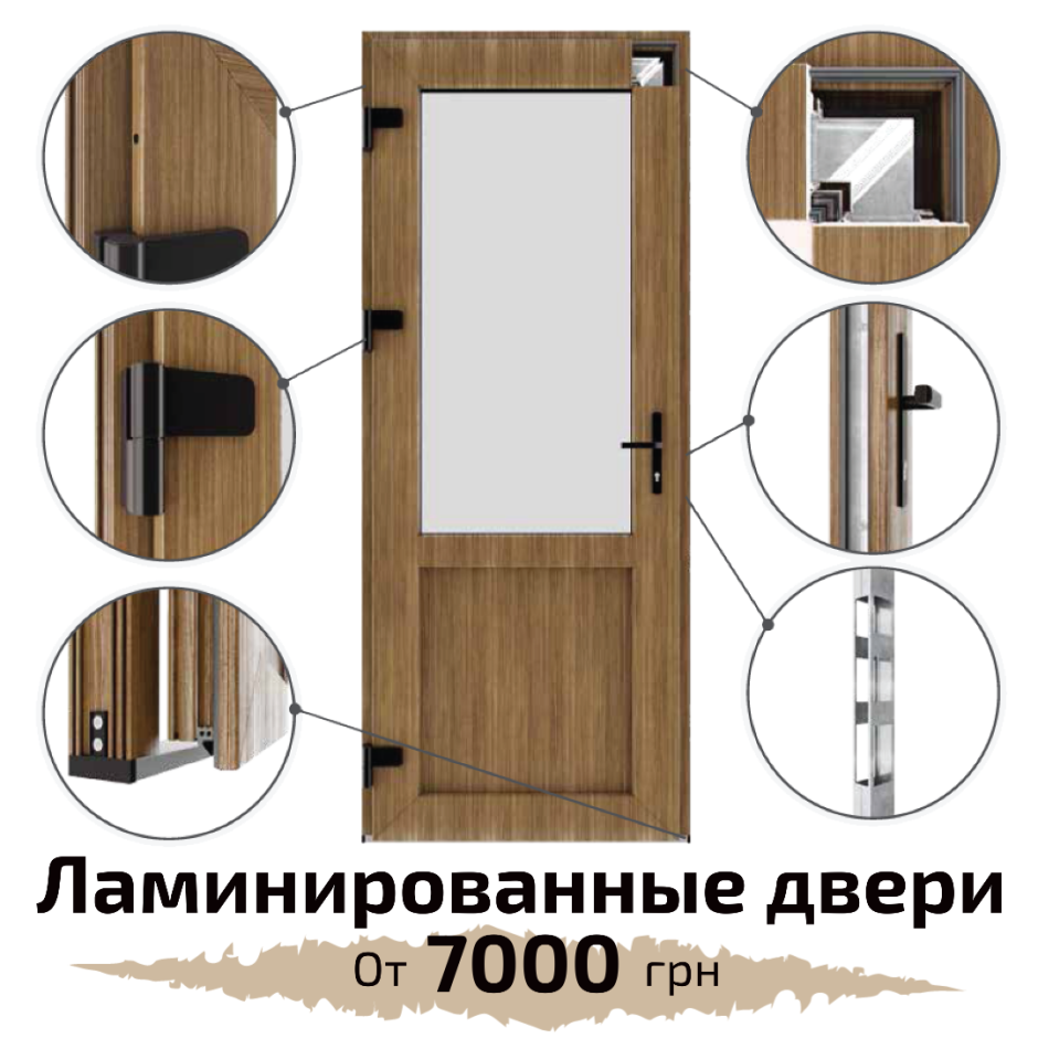 Пластиковые двери межкомнатные
