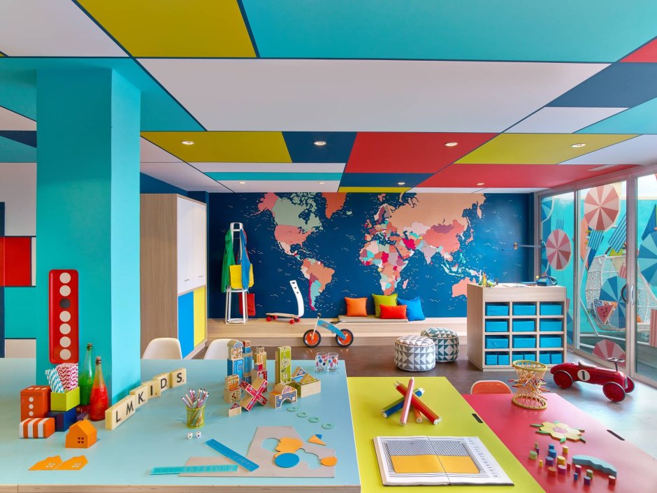 Современная детская игровая комната
