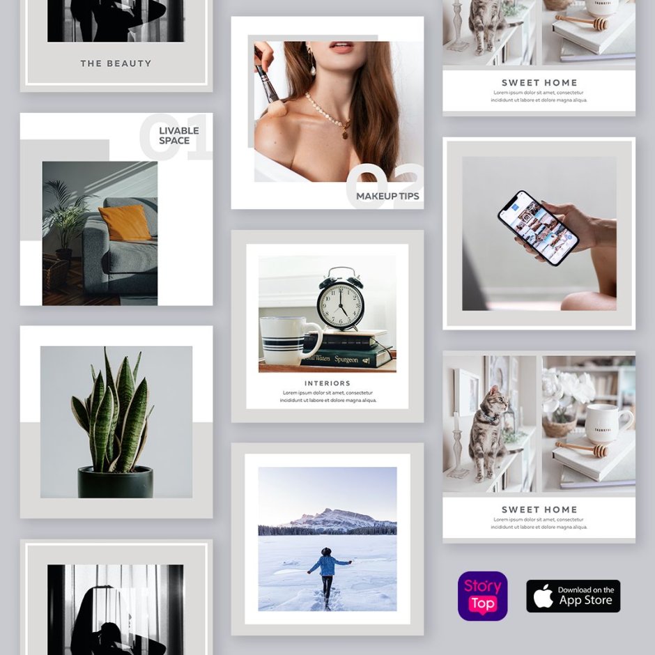 Instagram Carousel PSD