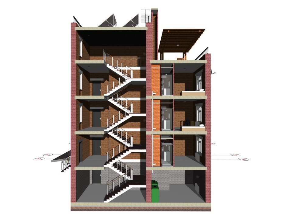 Схема 9 этажного панельного дома