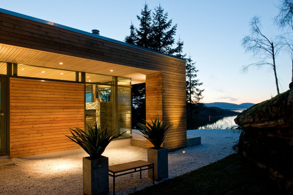 Современный деревянный дом