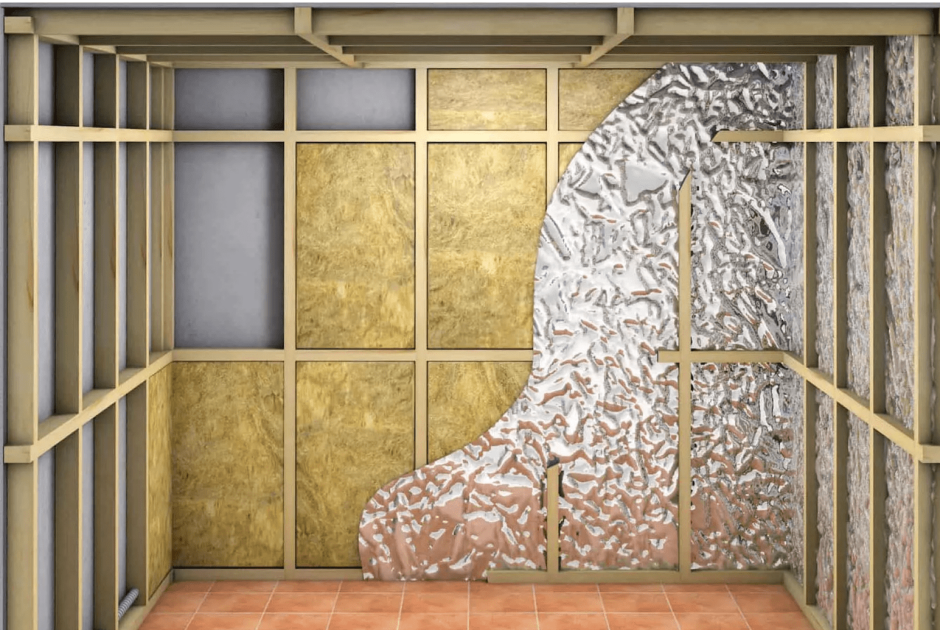 Утеплитель для бани на стены изнут