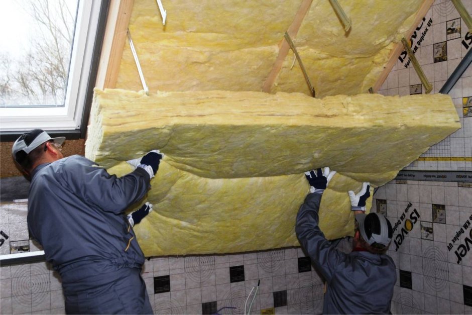 Утепление стен минеральной ватой