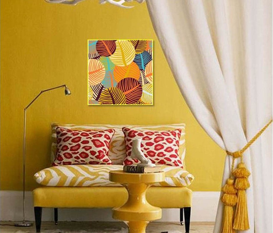 Color Curtain vs Sofa