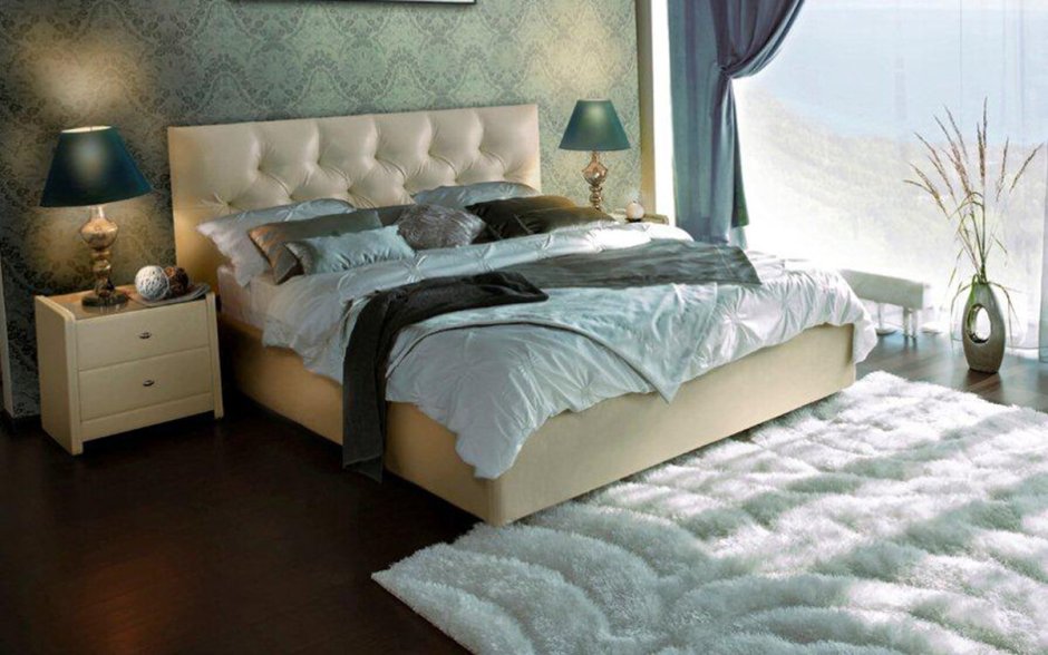 Кровать с мягкими бортами