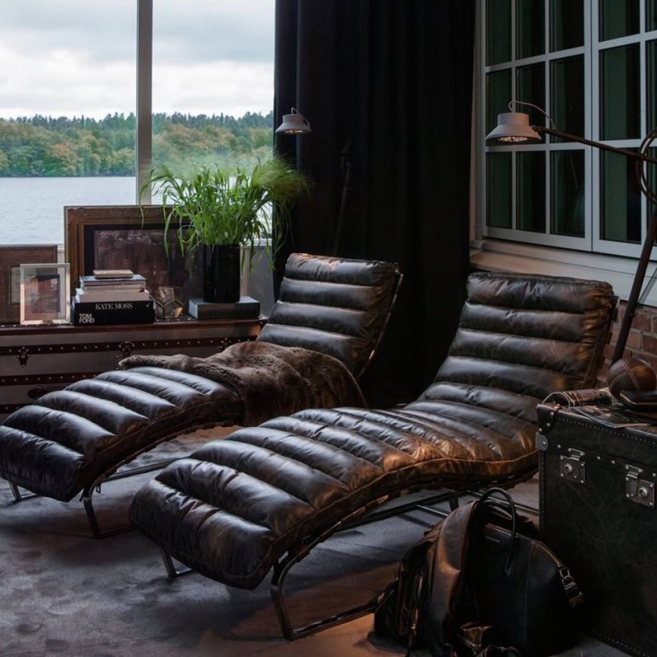 Кресло лежак Lounge Armchair DIY