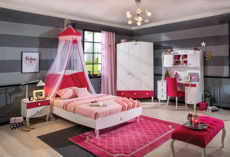 Розовая комната для мальчика