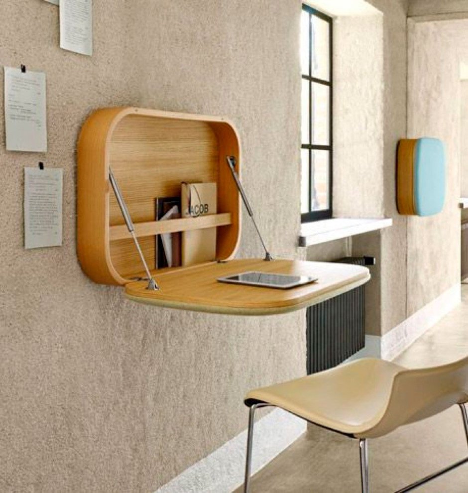 Складные столы на стену: идеи для компактных пространств