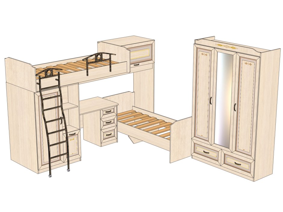 Современная детская для девочки