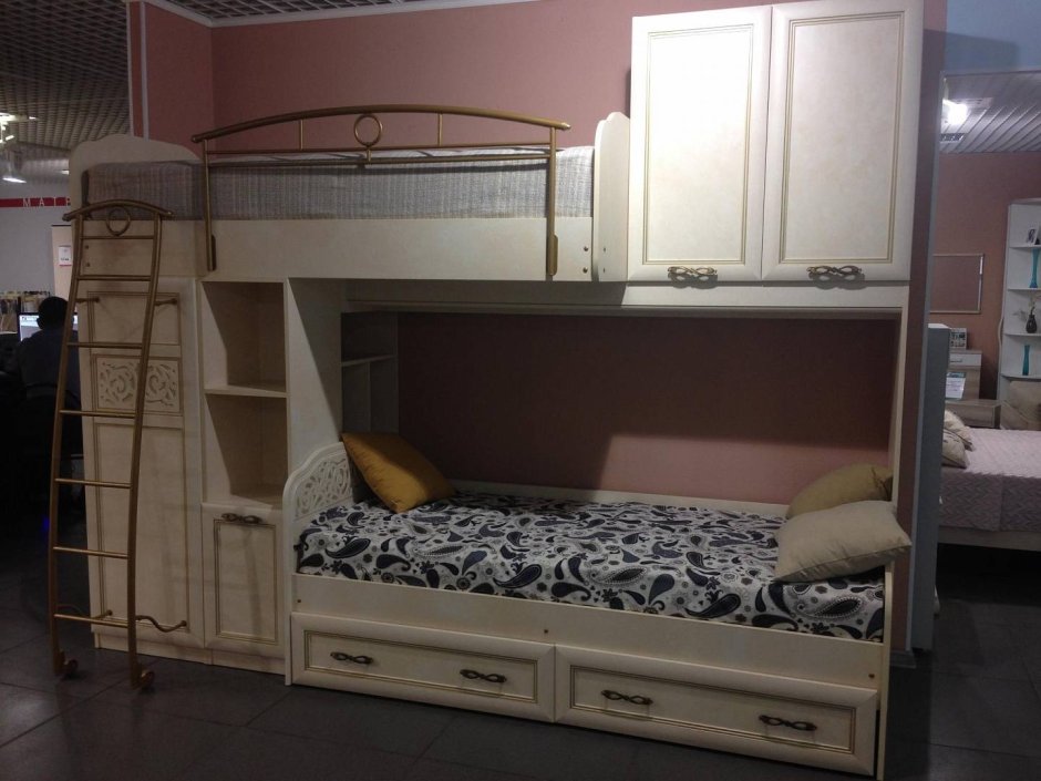 Аврора кровать чердак 504.140 детская