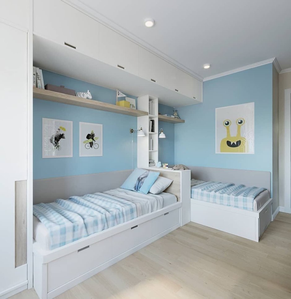 Спальня для трех детей