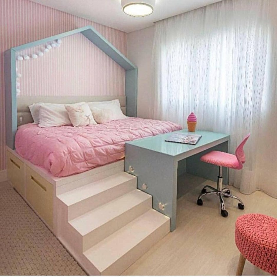 Кровать Аврора дуб сонома