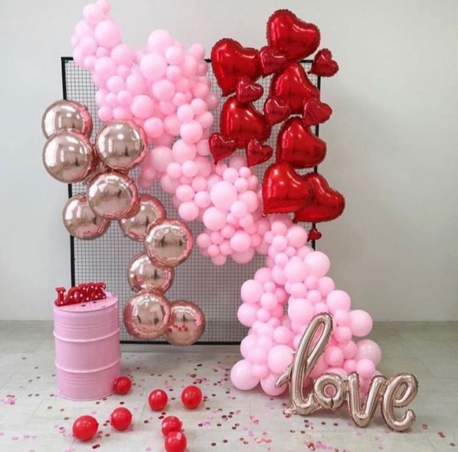 St Valentine's Day декор из шаров